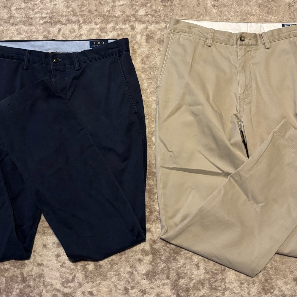 Polo by Ralph Lauren Navy & Khaki Two-Pack Chinos